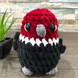 Handmade crochet woodpecker 
Made to order 😍